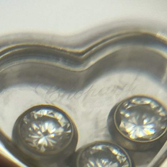 Chopard 18K White Gold Happy Diamonds Hearts Ring - Picture 8 of 9